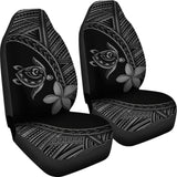 Alohawaii Car Seat Covers - Hawaii Turtle Plumeria Grey - New 091114 - YourCarButBetter