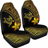 Alohawaii Car Seat Covers - Hawaii Turtle Plumeria Yellow - New 091114 - YourCarButBetter