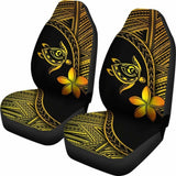 Alohawaii Car Seat Covers - Hawaii Turtle Plumeria Yellow - New 091114 - YourCarButBetter
