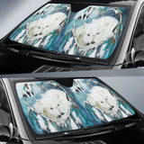 Amazing And Lovely Wolf Dreamcatcher Car Auto Sun Shades 212503 - YourCarButBetter