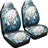 Amazing And Lovely Wolf Dreamcatcher Car Seat Covers 212503 - YourCarButBetter