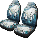 Amazing And Lovely Wolf Dreamcatcher Car Seat Covers 212503 - YourCarButBetter