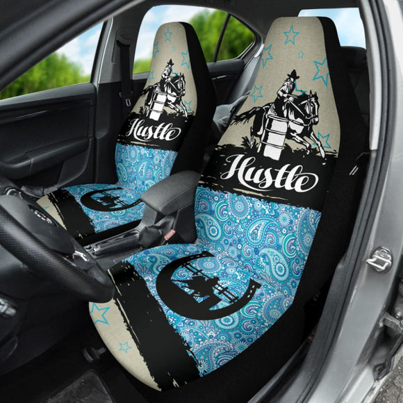 Amazing Barrel Racer Horse Lovers Car Seat Covers Custom 1 210401 - YourCarButBetter
