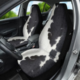 Amazing Best Gift Black And White Cowhide Print Car Seat Covers Custom 1 210601 - YourCarButBetter