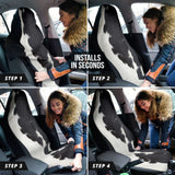 Amazing Best Gift Black And White Cowhide Print Car Seat Covers Custom 1 210601 - YourCarButBetter