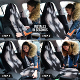 Amazing Best Gift Black And White Cowhide Print Car Seat Covers Custom 2 210601 - YourCarButBetter