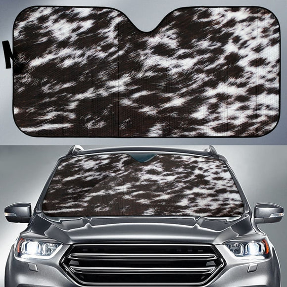 Amazing Best Gift Brown Cowhide Print Car Auto Sun Shades Custom 2 210601 - YourCarButBetter