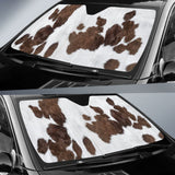 Amazing Best Gift Brown Cowhide Print Car Auto Sun Shades Custom 3 210601 - YourCarButBetter
