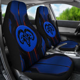Amazing Black And Blue Dodge Ram Car Seat Covers Custom 2 212603 - YourCarButBetter
