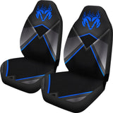 Amazing Black And Blue Dodge Ram Car Seat Covers Custom 4 212603 - YourCarButBetter