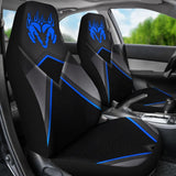Amazing Black And Blue Dodge Ram Car Seat Covers Custom 4 212603 - YourCarButBetter