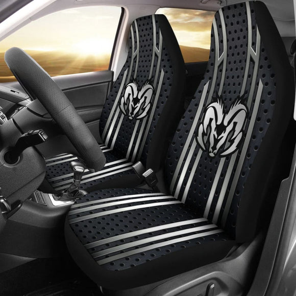 Amazing Black And Grey Dodge Ram Car Seat Covers Custom 2 212603 - YourCarButBetter