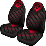Amazing Black And Red Dodge Ram Car Seat Covers Custom 1 212603 - YourCarButBetter