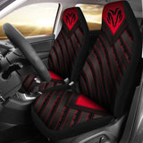 Amazing Black And Red Dodge Ram Car Seat Covers Custom 1 212603 - YourCarButBetter