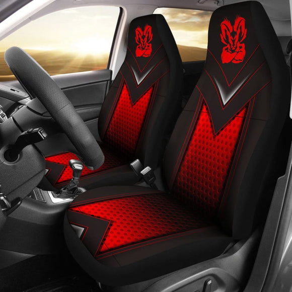 Amazing Black And Red Dodge Ram Car Seat Covers Custom 2 212603 - YourCarButBetter