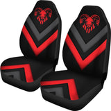 Amazing Black And Red Dodge Ram Car Seat Covers Custom 7 212603 - YourCarButBetter
