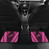 Amazing Black & Pink Horse Mustang Custom Car Accessories Car Floor Mats 211901 - YourCarButBetter