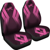 Amazing Black & Pink Horse Mustang Custom Car Accessories Car Seat Covers 211901 - YourCarButBetter