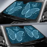 Amazing Blue Butterflies Car Auto Sun Shades 211301 - YourCarButBetter