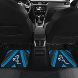 Amazing Blue Horse Mustang Metallic Style Printed Car Accessories Car Floor Mats 211407 - YourCarButBetter