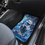 Amazing Blue Music Headphone Gothic Skull Car Floor Mats 211804 - YourCarButBetter