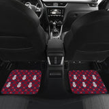 Amazing Blue Red Ugly Christmas Snowman Pattern Car Floor Mats 211903 - YourCarButBetter