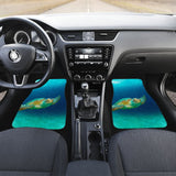 Amazing Blue Sea Turtle Car Floor Mats 210301 - YourCarButBetter