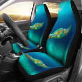 Amazing Blue Sea Turtle Car Seat Covers 210301 - YourCarButBetter