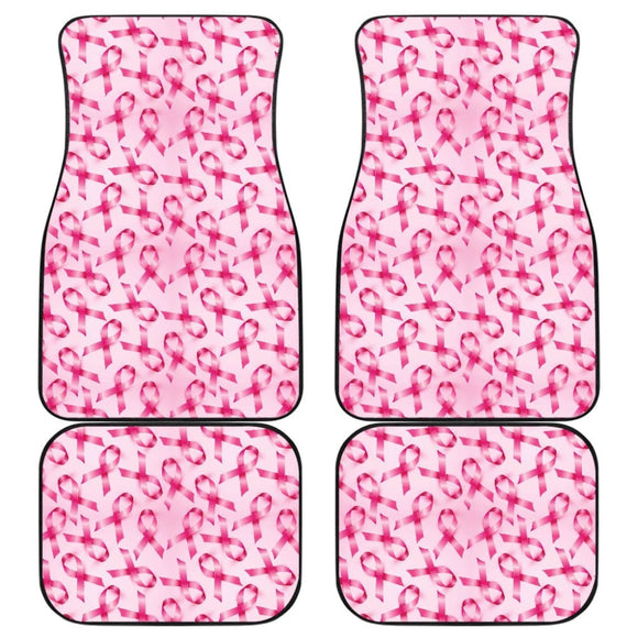 Amazing Breast Cancer Car Floor Mats 210603 - YourCarButBetter