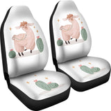 Amazing Cactus And Llama Car Seat Covers 212403 - YourCarButBetter