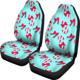 Amazing Candy Cane Xmas Gift Idea Car Seat Covers 212303 - YourCarButBetter