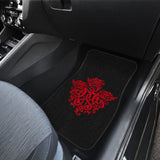 Amazing Celtic Iconic Red Dragon Symbol Car Floor Mats 211101 - YourCarButBetter