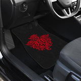 Amazing Celtic Iconic Red Dragon Symbol Car Floor Mats 211101 - YourCarButBetter