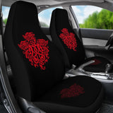 Amazing Celtic Iconic Red Dragon Symbol Car Seat Covers 211101 - YourCarButBetter