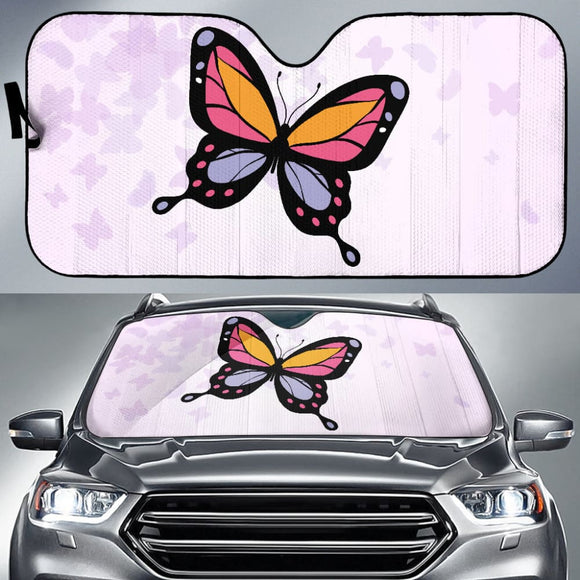 Amazing Colorful Butterflies Car Auto Sun Shades 211301 - YourCarButBetter