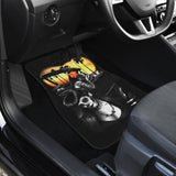 Amazing Couple Love Calavera Sugar Skull Style Car Floor Mats 211004 - YourCarButBetter