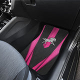 Amazing Dark Pink Horse Mustang Custom Metallic Style Printed Car Floor Mats 211901 - YourCarButBetter