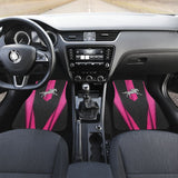 Amazing Dark Pink Horse Mustang Custom Metallic Style Printed Car Floor Mats 211901 - YourCarButBetter