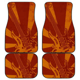 Amazing Electric Guitar Custom Retro Art Design Car Floor Mats 211305 - YourCarButBetter