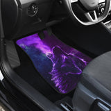 Amazing Galaxy Wolf And Cold Night Car Floor Mats 212203 - YourCarButBetter