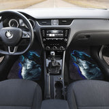 Amazing Galaxy Wolf And Star Car Floor Mats 212203 - YourCarButBetter