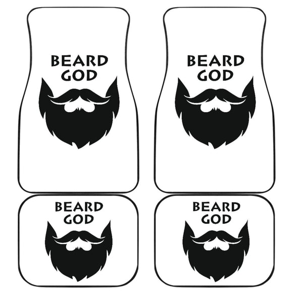 Amazing Gift Idea God Beard Car Floor Mats 210305 - YourCarButBetter