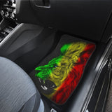 Amazing Gift Ideas Rasta Lion Roaring Car Floor Mats 211701 - YourCarButBetter