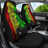 Amazing Gift Ideas Rasta Lion Roaring Car Seat Covers 211701 - YourCarButBetter