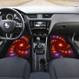 Amazing Gift Ideas Spin Fireworks Car Floor Mats 211804 - YourCarButBetter