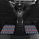 Amazing Gift Ideas Ugly Christmas Snowman Pattern Car Floor Mats 211903 - YourCarButBetter