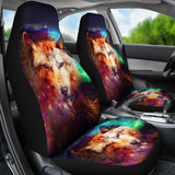 Amazing Gift Ideas Wolf Galaxy Car Seat Covers 211701 - YourCarButBetter