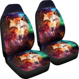 Amazing Gift Ideas Wolf Galaxy Car Seat Covers 211701 - YourCarButBetter