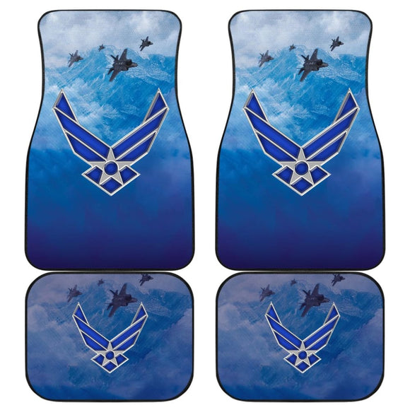 Amazing Gift US Air Force Military Printing Car Floor Mats 211007 - YourCarButBetter