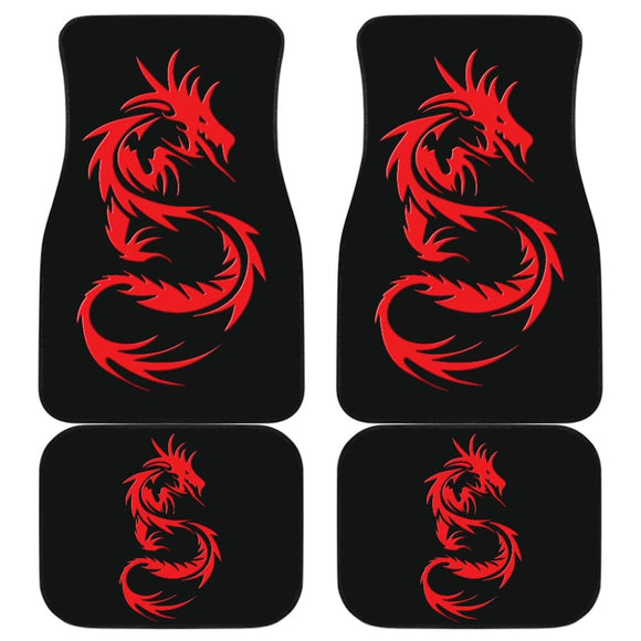 Amazing Great Red Dragon Car Floor Mats 211803 - YourCarButBetter
